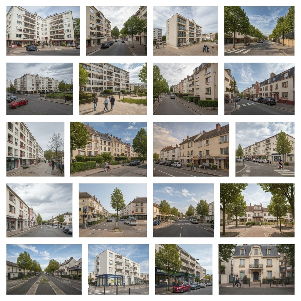 Vue de la Rue de la Garenne à Bondoufle pour estimation immobilière