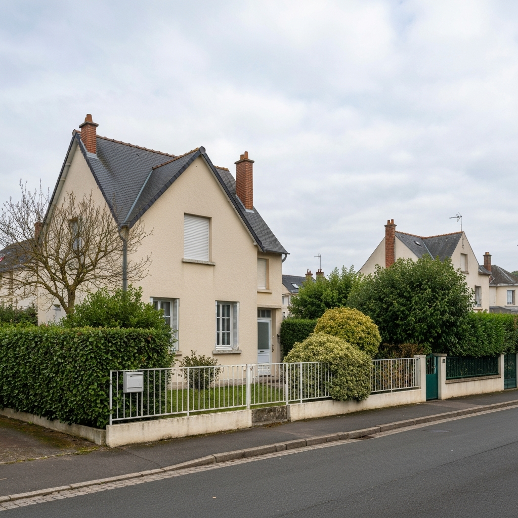 Vue de la rue du Clos à Bondoufle pour estimation immobilière