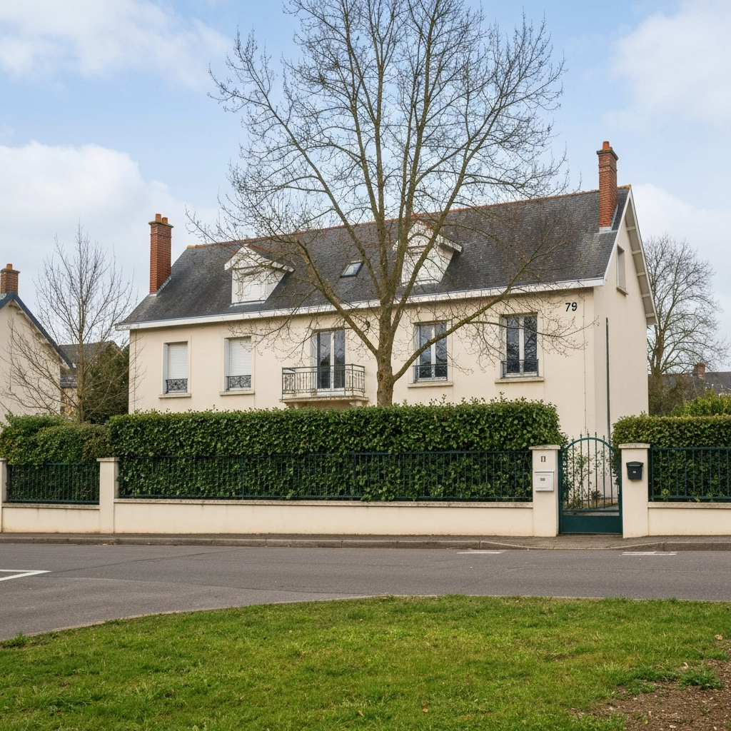Vue de la Rue du Moulin à Bondoufle pour estimation