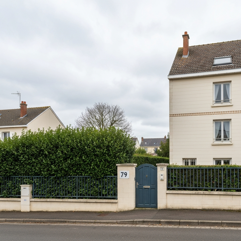 Vue extérieure d'un pavillon de 100m2 à Bondoufle
